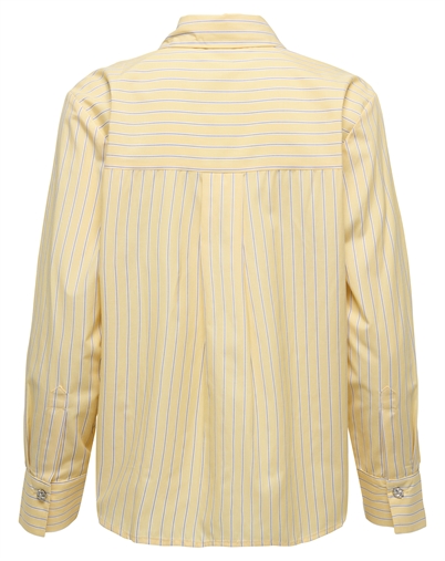JDY - JDYSoho Loose Striped Skjorte - Double Cream